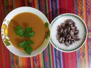 Mazamorra con churos