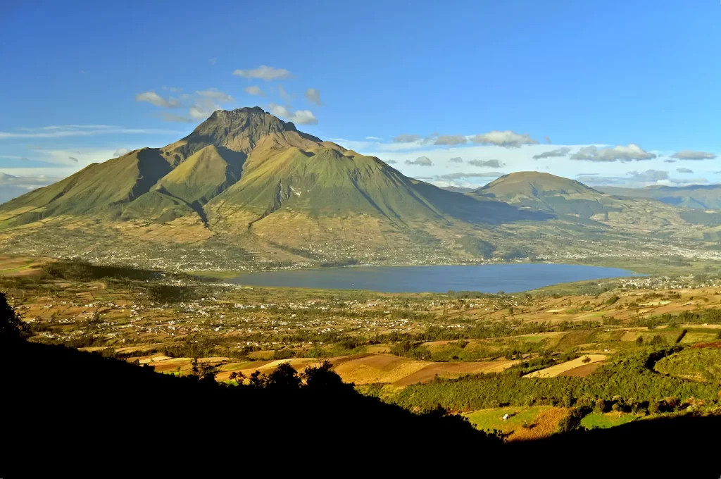 Vista panoramica del Lago San Pablo